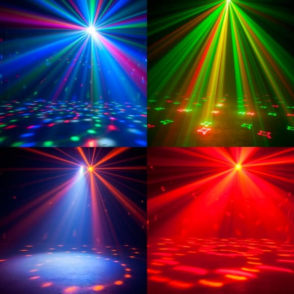 Профессиональная цветомузыка 3 в 1 применение